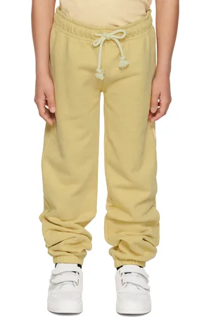 Acne Studios Kids Yellow Relaxed-Fit Lounge Pants