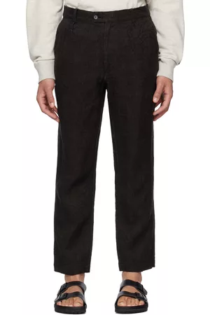 Pilgrim Men Pants - Black Adelo Trousers