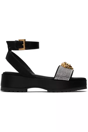 VERSACE Sandals - Kids Black Medusa Sandals