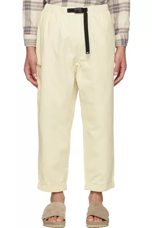 Pilgrim Men Cargo Pants - Off-White Salathe Cargo Pants