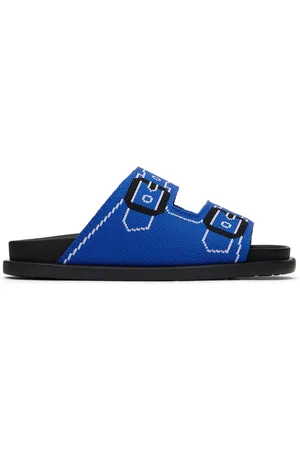 Marni Sandals - Kids Blue Jacquard Sandals