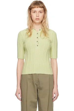 Dagmar Green Wide Rib Polo