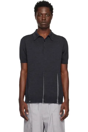T/SEHNE SSENSE Exclusive Gray Polo