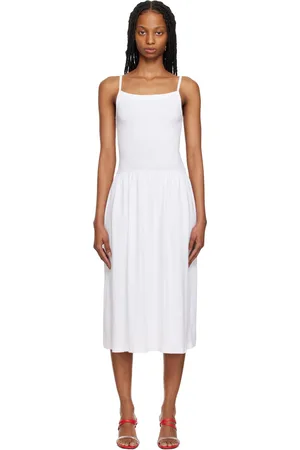 Gil Rodriguez Women Midi Dresses - White LaPointe Midi Dress