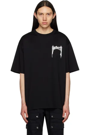 Burberry Men T-shirts - Black Printed T-Shirt