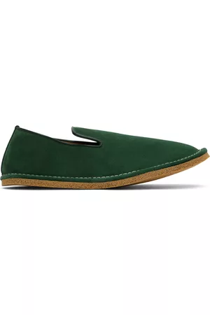 DRIES VAN NOTEN Men Loafers - Green Slip-On Loafers