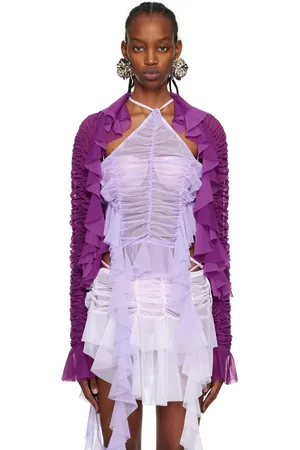 ESTER MANAS Ruched Cardigan