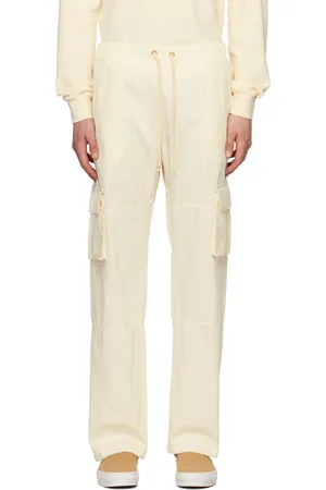 Les Tien Off-White Drawstring Cargo Pants
