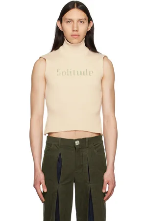 Solitude Studios SSENSE Exclusive Beige Tank Top