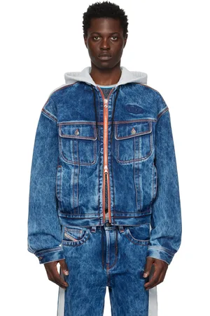 Diesel Men Denim Jackets - Blue D-Lill-One Denim Jacket