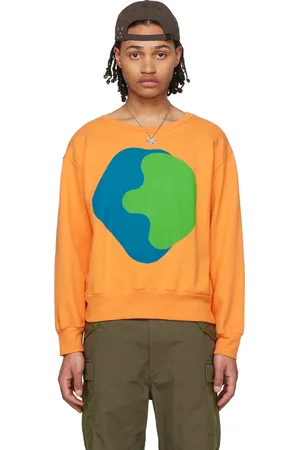 full circle energy Men Sweatshirts - SSENSE Exclusive Orange Sweatshirt
