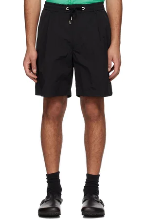 Solid Men Shorts - Black Drawstring Shorts