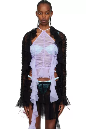 ESTER MANAS Ruched Cardigan