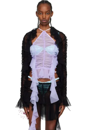ESTER MANAS Ruched Cardigan
