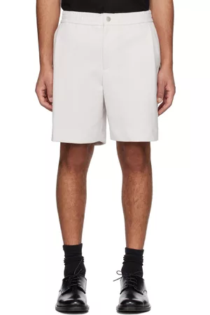 Solid Men Shorts - Gray Four-Pocket Shorts