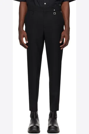 WOOYOUNGMI Black Cropped Trousers