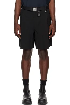 WOOYOUNGMI Black Pleated Shorts
