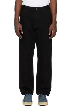 Carhartt Men Pants - Black Single Knee Trousers