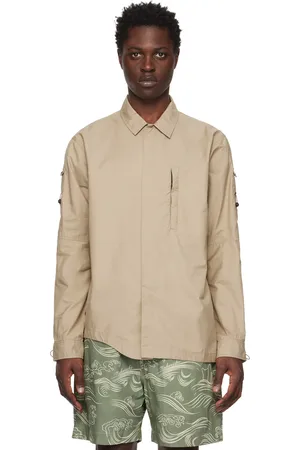 Maharishi Men Shirts - Beige Travel Shirt