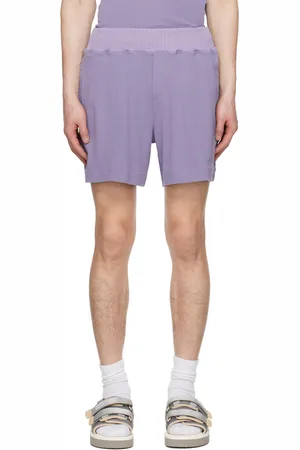 RANRA Purple Mock-Fly Shorts