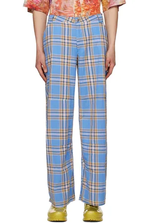 Collina Strada Blue Lawn Trousers