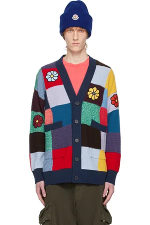 Moncler 1 Moncler JW Anderson Multicolor Patchwork Cardigan