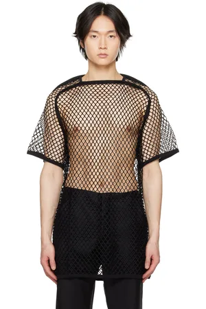 Nicolas Andreas Taralis Black Open T-Shirt