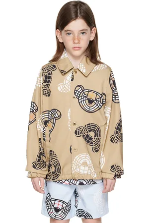 Burberry Kids Beige Thomas Bear Jacket
