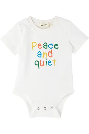 Museum Of Peace & Quiet Rompers - SSENSE Exclusive Baby White Bodysuit