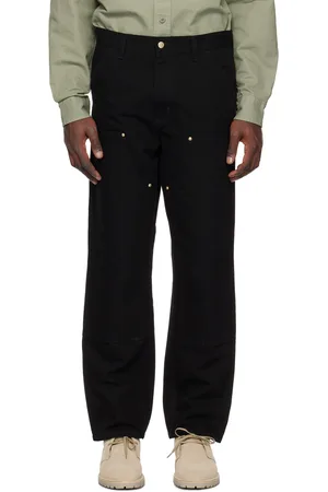 Carhartt Men Pants - Black Double Knee Trousers