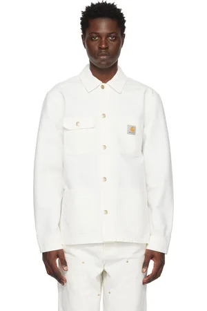 Carhartt Men Jackets - White Michigan Jacket