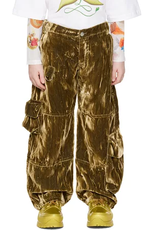 Collina Strada Cargo Pants - SSENSE Exclusive Kids Brown Lawn Cargo Pants