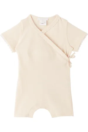 Chloé Rompers - Baby Pink Embroidered Romper