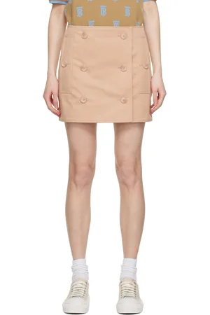 Burberry Beige Trench Miniskirt
