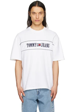 Tommy Hilfiger Men T-shirts - White Retro Skater T-Shirt