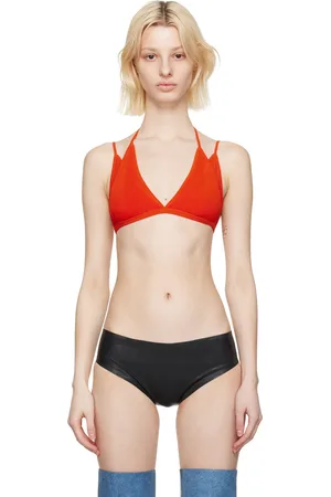 DION LEE Orange Modular Butterfly Camisole