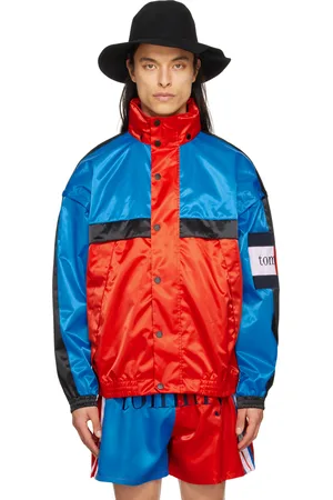 Tommy Hilfiger Red & Blue Colorblocked Sailing Jacket