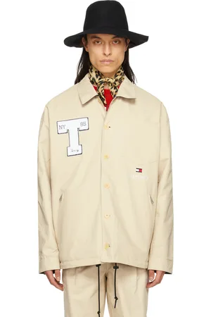 Tommy Hilfiger Beige Coach Reversible Jacket