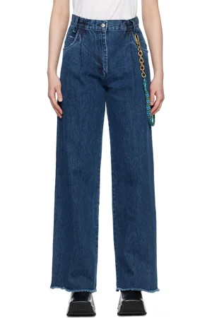 SONG FOR THE MUTE Navy Boyfriend Jeans