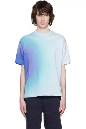 Paul Smith Men T-shirts - Blue Glow Polka T-Shirt