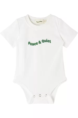 Museum Of Peace & Quiet Rompers - SSENSE Exclusive Baby White Bodysuit