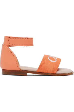 Chloé Baby Pink Logo Sandals