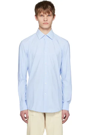 HUGO BOSS Men Shirts - Blue Slim-Fit Shirt