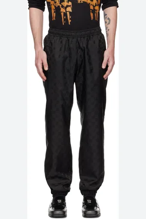 MISBHV Black Monogram Trousers