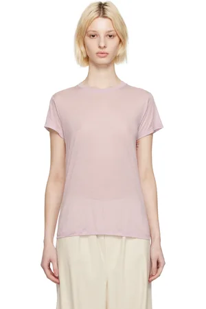 Baserange Women T-shirts - Purple Semi-Sheer T-Shirt