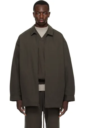 FEAR OF GOD Gray Zip Jacket