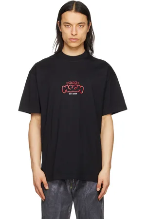 Msgm Men T-shirts - Black Burro Studio Edition Cocktail T-Shirt