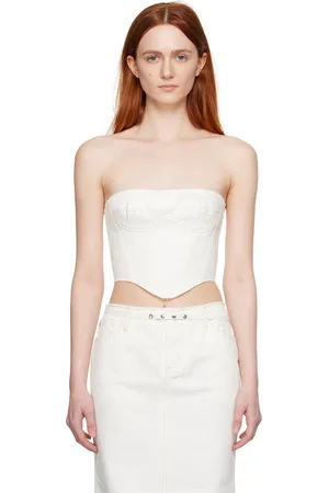 Juneyen Raw Edge Denim Corset