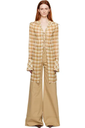 Juneyen Tan Check Shirt