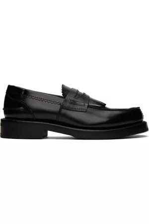 OUR LEGACY Men Loafers - Black Serrated Loafers